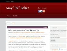 Tablet Screenshot of amyrxbaker.wordpress.com