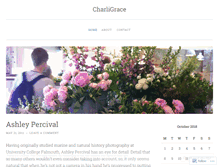 Tablet Screenshot of charligrace.wordpress.com