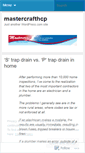 Mobile Screenshot of mastercrafthcp.wordpress.com