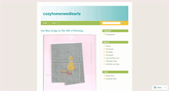 Desktop Screenshot of cozyhomeneedlearts.wordpress.com
