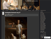 Tablet Screenshot of bridgeacademyonline.wordpress.com