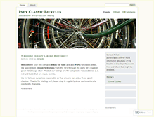Tablet Screenshot of indyclassicbicycles.wordpress.com