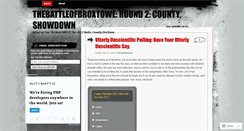 Desktop Screenshot of beestoniabattleofbroxtowe.wordpress.com