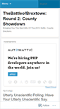 Mobile Screenshot of beestoniabattleofbroxtowe.wordpress.com