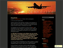 Tablet Screenshot of demigration.wordpress.com