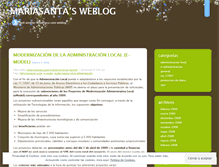 Tablet Screenshot of mariasanta.wordpress.com