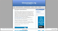 Desktop Screenshot of ginecomastia.wordpress.com