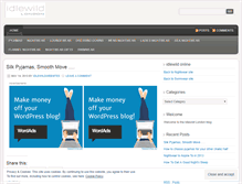 Tablet Screenshot of idlewildlondon.wordpress.com