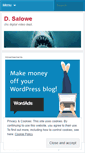 Mobile Screenshot of dsalowe.wordpress.com