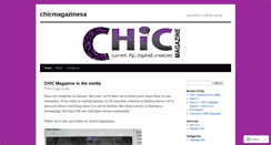 Desktop Screenshot of chicmagazinesa.wordpress.com