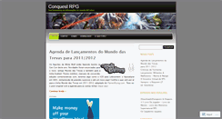 Desktop Screenshot of conquestrpg.wordpress.com