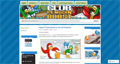 Desktop Screenshot of clubpenguinboost.wordpress.com