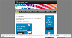 Desktop Screenshot of elitepenguinteam.wordpress.com