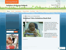 Tablet Screenshot of keluwargasakinah.wordpress.com