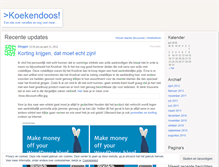 Tablet Screenshot of koekendoos.wordpress.com