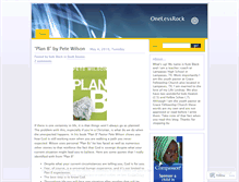 Tablet Screenshot of onelessrock.wordpress.com