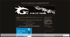 Desktop Screenshot of freewowserver.wordpress.com