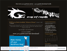 Tablet Screenshot of freewowserver.wordpress.com