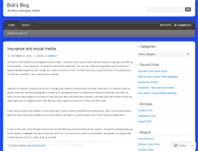 Tablet Screenshot of bobdsblog.wordpress.com