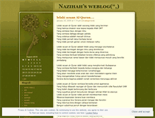 Tablet Screenshot of nazeeha.wordpress.com