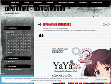 Tablet Screenshot of expoanimemangamundo.wordpress.com