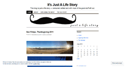 Desktop Screenshot of justalifestory.wordpress.com