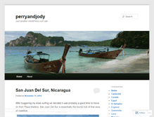 Tablet Screenshot of perryandjody.wordpress.com