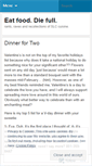 Mobile Screenshot of eatfooddiefull.wordpress.com