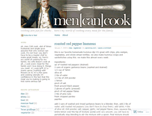 Tablet Screenshot of mencancook.wordpress.com