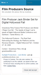 Mobile Screenshot of filmproducers.wordpress.com