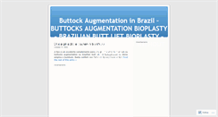 Desktop Screenshot of buttockaugmentation.wordpress.com