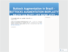 Tablet Screenshot of buttockaugmentation.wordpress.com