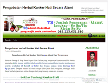 Tablet Screenshot of pengobatanherbalkankerhatisecaraalami46.wordpress.com