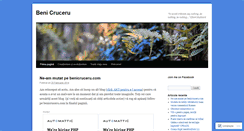 Desktop Screenshot of beniamincruceru.wordpress.com