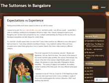Tablet Screenshot of bengalurublues.wordpress.com