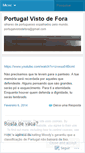 Mobile Screenshot of portugalvistodefora.wordpress.com