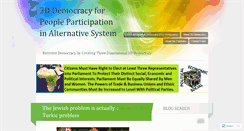 Desktop Screenshot of 3ddemocracy.wordpress.com