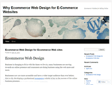 Tablet Screenshot of ecommercewebdesignshoppingcartwebdesignonline.wordpress.com