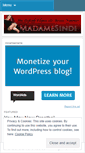 Mobile Screenshot of madamesindi.wordpress.com