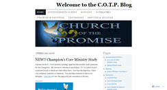 Desktop Screenshot of churchofthepromise.wordpress.com