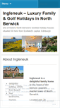 Mobile Screenshot of ingleneuk.wordpress.com