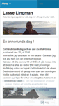 Mobile Screenshot of lasselingman.wordpress.com