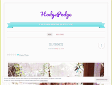 Tablet Screenshot of hodgepodge555maybs.wordpress.com