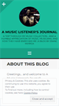 Mobile Screenshot of musiclistenersjournal.wordpress.com