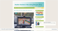 Desktop Screenshot of heathergardner.wordpress.com