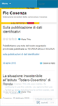 Mobile Screenshot of flccosenza.wordpress.com