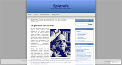 Desktop Screenshot of epistrofe.wordpress.com