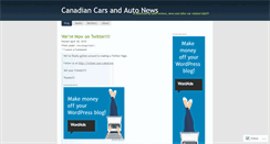 Desktop Screenshot of canadiandriver.wordpress.com