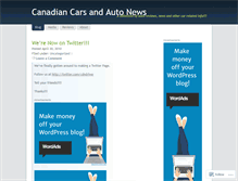 Tablet Screenshot of canadiandriver.wordpress.com