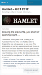 Mobile Screenshot of hamlet2012openair.wordpress.com